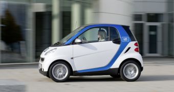 smart fortwo car2go vehicle