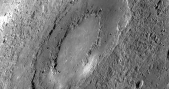 Impressive basin on the surface of Mercury, imaged for the first time during the third and final flyby MESSENGER performed around the innermost planet