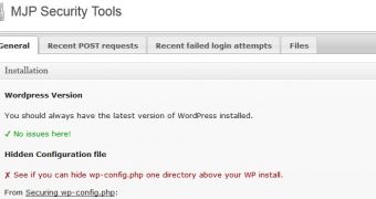 MJP Security Tools, a great plugin for securing WordPress sites