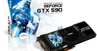 MSI GeForce GTX 590 released