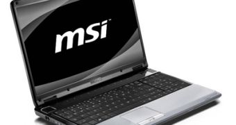 The new GE603 gaming notebook from MSI