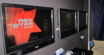 MSI demos 3D AiO at CeBIT 2010