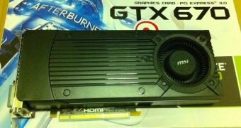 MSI GeForce GTX 670 Pictured