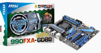 MSI 990FXA-GD80 motherboard