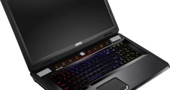 MSI GT780DX gaming notebook with Nvidia GTX 570M graphics
