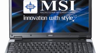 MSI EX623 Centrino 2 notebook