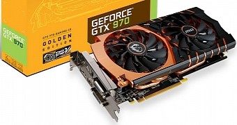 MSI Intros GeForce GTX 970 Golden Edition OC Graphics Card – Gallery