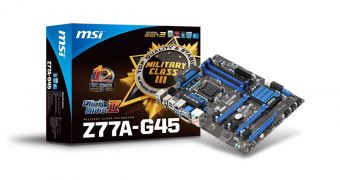 MSI's Z77A-G45 LGA1155 Motherboard with Thunderbolt connectivity