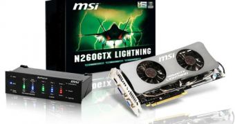 MSI N260GTX Lighting graphics card, designed to break records