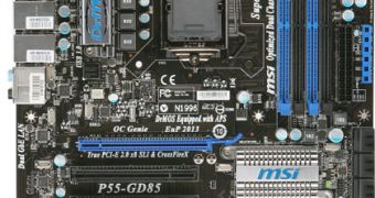 MSI Presents Motherboard with USB 3.0 and SATA 6Gbps, P55-GD85