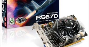 MSI launches its own HD 5670 graphics card with military class components