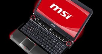 MSI prepares gaming laptop for demonstration at CeBIT