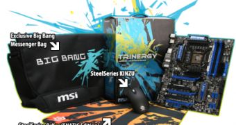 MSI colaborates with SteelSeries and offers gaming bundle for the Big Bang Trinergy P55 motherboard
