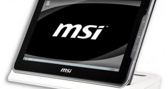 MSI WinPad 100 tabelt pictured