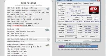 MSI 990FXA-GD80 8.37 GHz CPU Frequency