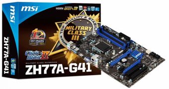 MSI ZH77A-G41 Motherboard