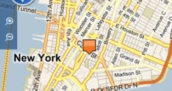 NY Live Search Map integrated into MSN City Guides