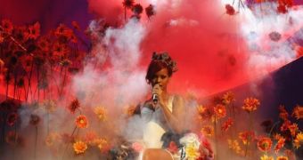 Rihanna performs “Only Girl (In the World)” at the 2010 MTV EMAs