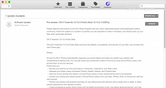 OS X Yosemite 10.10.3 Public Beta 10.10.3 (14D87p)