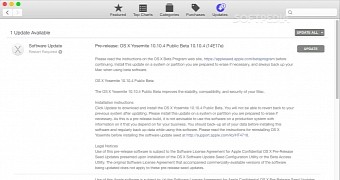 OS X 10.10.4 Yosemite Public Beta 14E17e