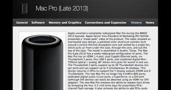 MacTracker shows a treasure trove of information about the all-new Mac Pro