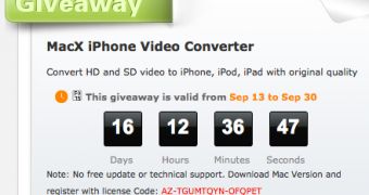MacX iPhone Video Converter giveaway promo
