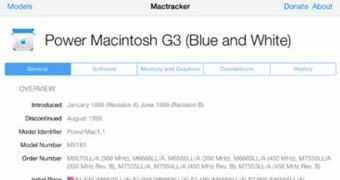 MacTracker iPad screenshot