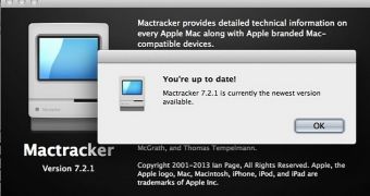 Mactracker software update