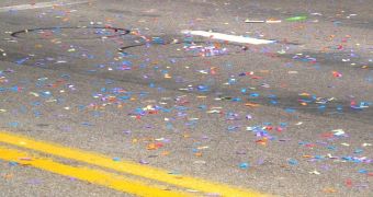 Confetti at Macy's Thanksgiving Day parade contains sensitive information