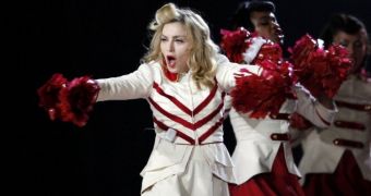 Madonna causes a stir in Istanbul after revealing her breast in concert