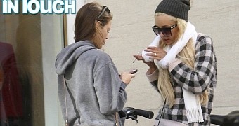 InTouch reporter and Amanda Bynes hang out in New York earlier this month