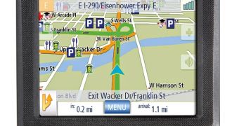 The Magellan RoadMate 1200 GPS navigator
