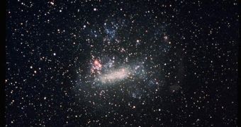 A photo of the Large Magellanic Cloud