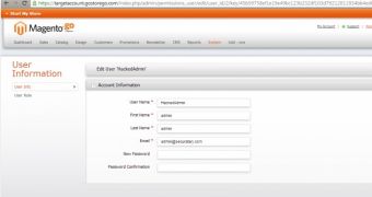 Creating administrative account on Magento stores by leveraging vulnerability