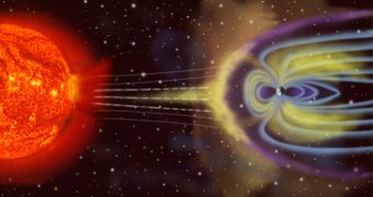 Earth's magnetosphere as a source of inspiration for future spacecraft shields