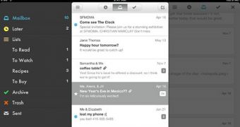 Mailbox iPad screenshot