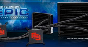 Maingear EPIC 180 liquid cooling system developed with CoolIT
