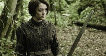 Maisie Williams plays Arya Stark on HBO’s “Game of Thrones”