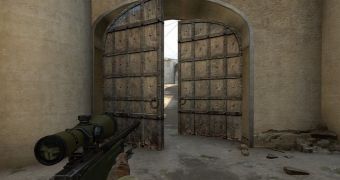 The new CS:GO update changes Dust 2 double doors