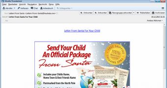 Spammers revive 90-day campaign by sending out Christmas-themed spam