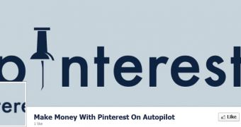 "Make money with Pinterest" scam on Facebook