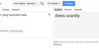 As you can see the Google translation improves in time