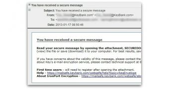 Malware Alert: You Have Received a Secure Message from KeyBank