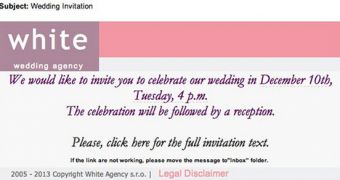 Fake wedding invitations spread malware