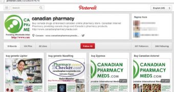Beware of Pinterest pins that advertise pharmacy websites