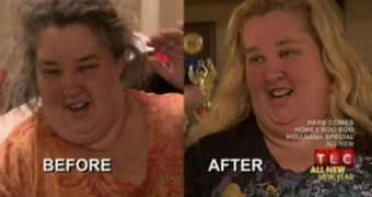 Mama June is now a blonde, also thinner by 115 pounds (52.1 kg)