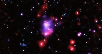 Composite image of the cluster