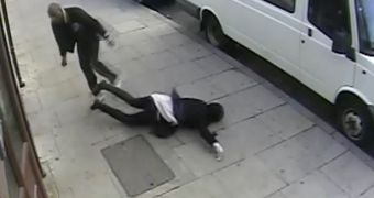 A man punched a 16-year-old in the street, in London