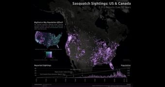Josh Stevens highlights Bigfoot sightings in the United States and Canada