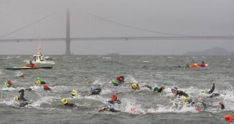 2000 people entered the Escape From Alcatraz Triathlon
